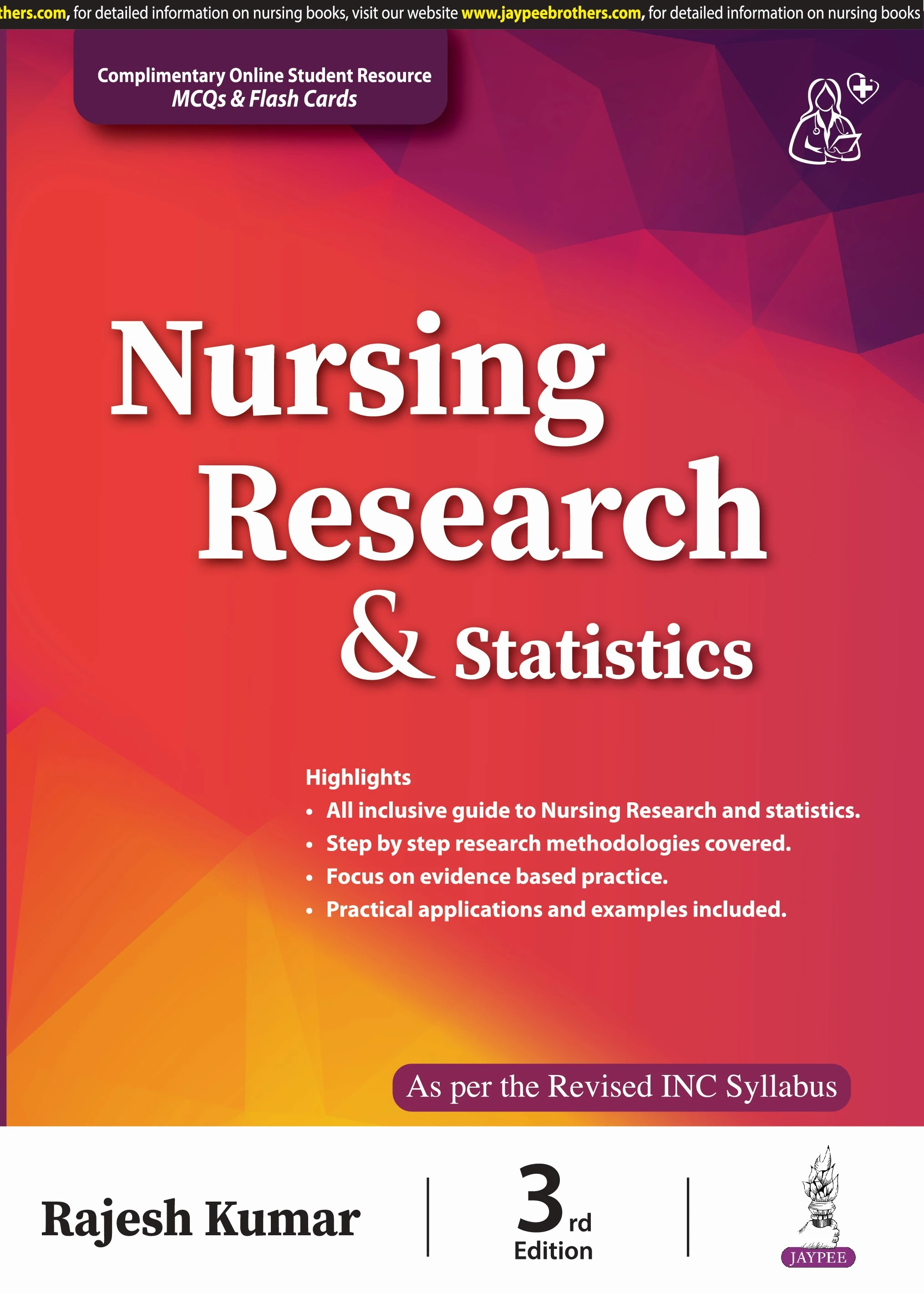 Nursing Research & Statistics Third Edition | Reprint | Rajesh Kumar