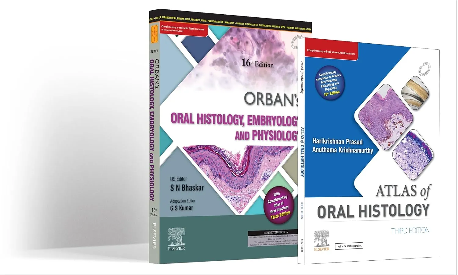Orbans Oral Histology, Embryology & Physiology -16E & Atlas of Oral Histology -3E