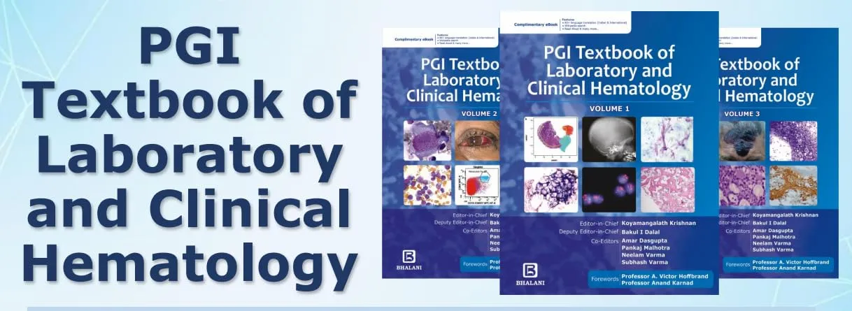 PGI Textbook of Laboratory and Clinical Hematology (3 Vol Set) - 1E