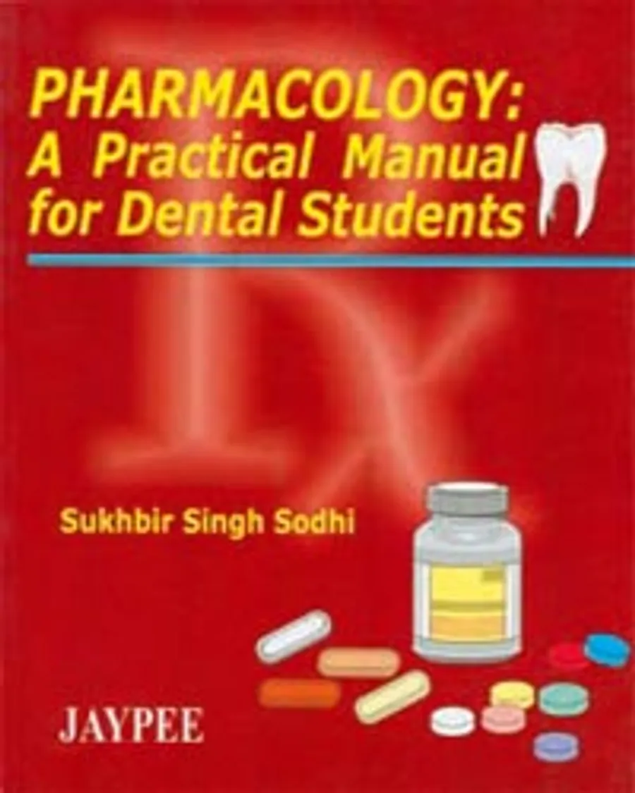 Pharmacology | A Practical Manual of Dental Student