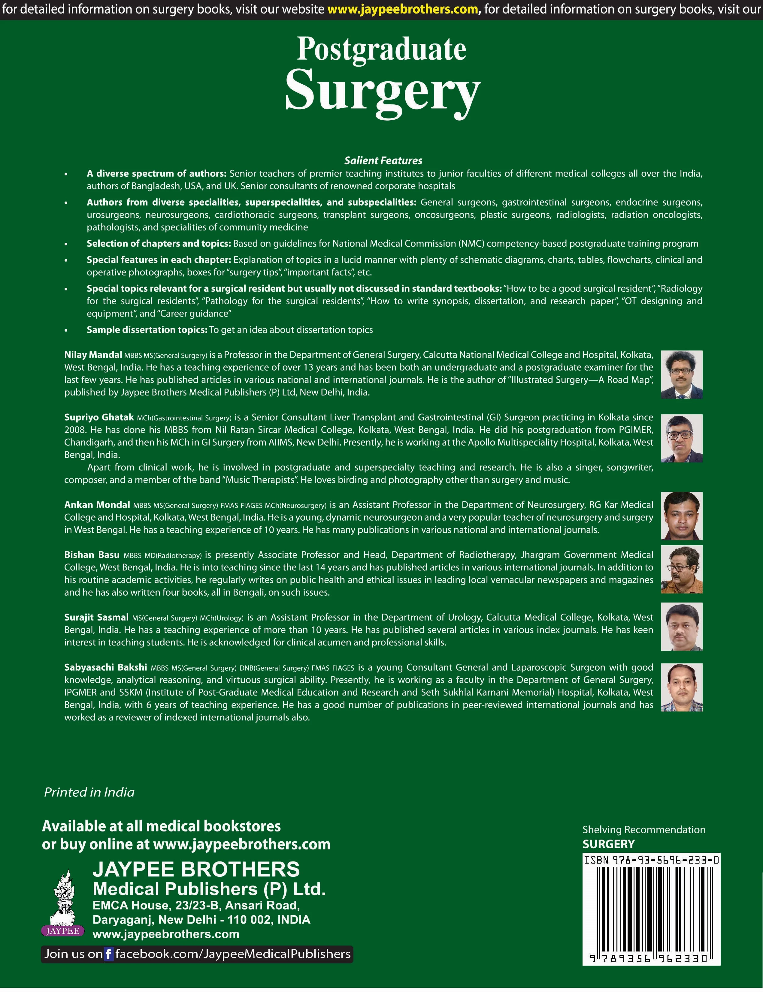 Back Image of - Postgraduate Surgery (2 Volumes)
