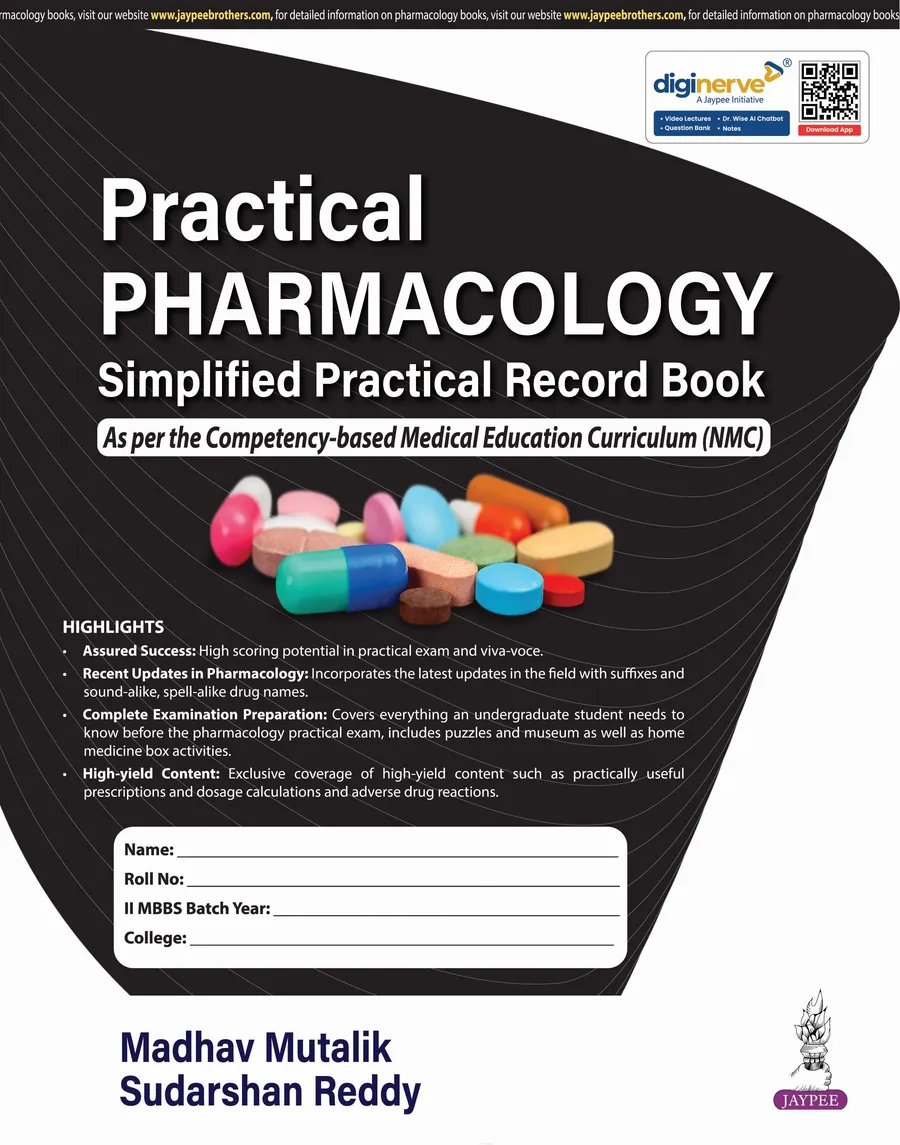 Practical Pharmacology | Simplified Practical Record Book