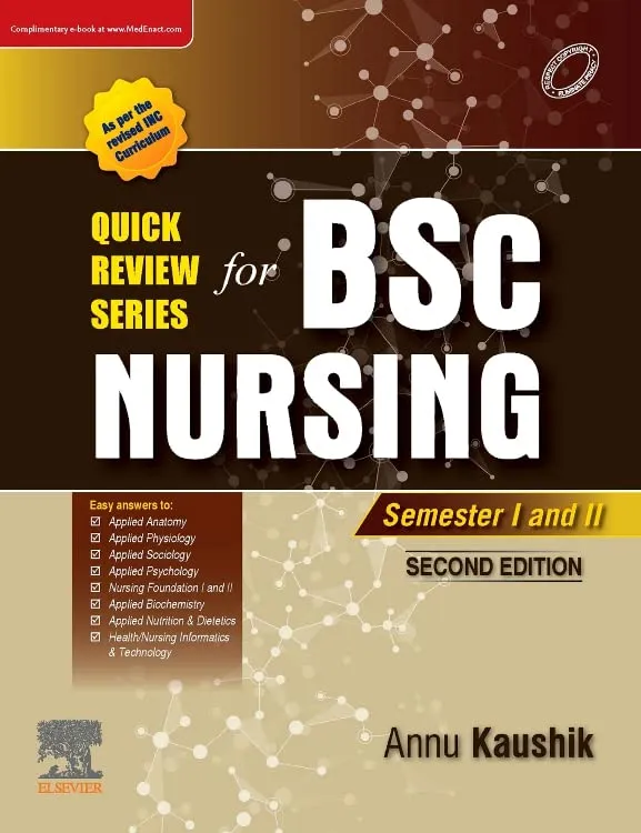 Quick Review Series for B.Sc. Nursing: 1st Year -2E