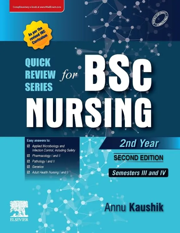 Quick Review Series for B.Sc. Nursing: 2nd Year -2E