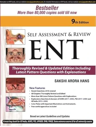 Self Assessment And Review Ent 2018 9th Edition 