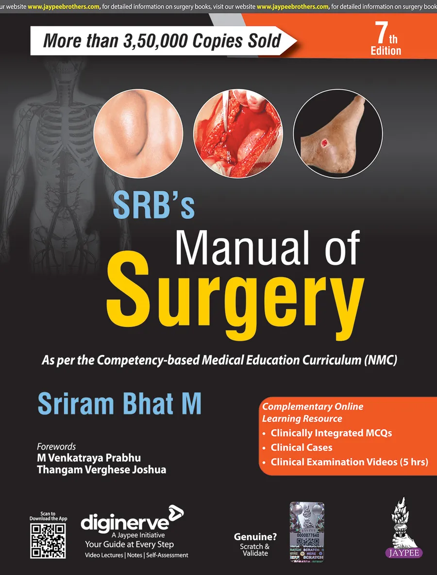 SRBs Manual of Surgery | 7th Edition | Reprint