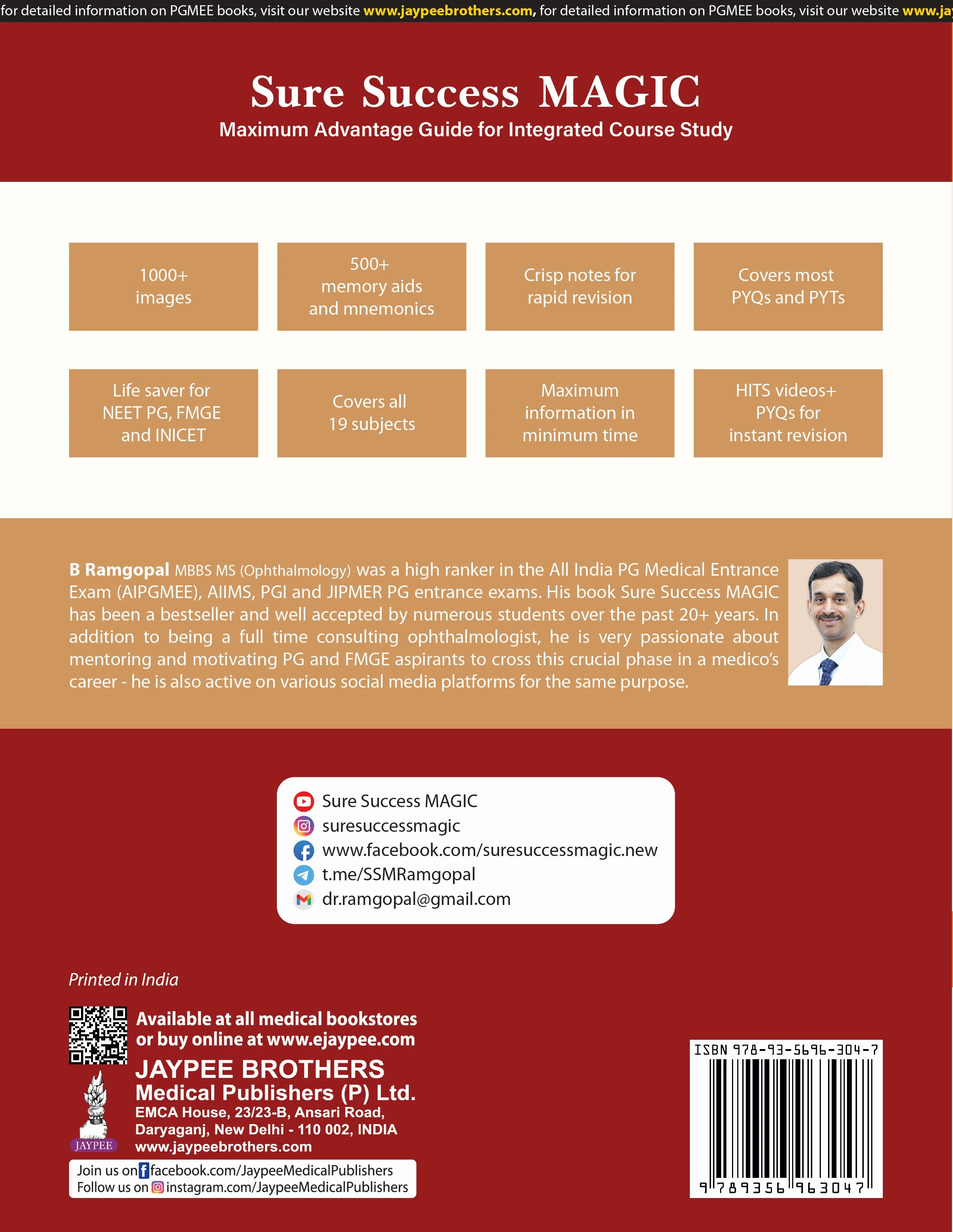 Back Image of - Sure Success Magic