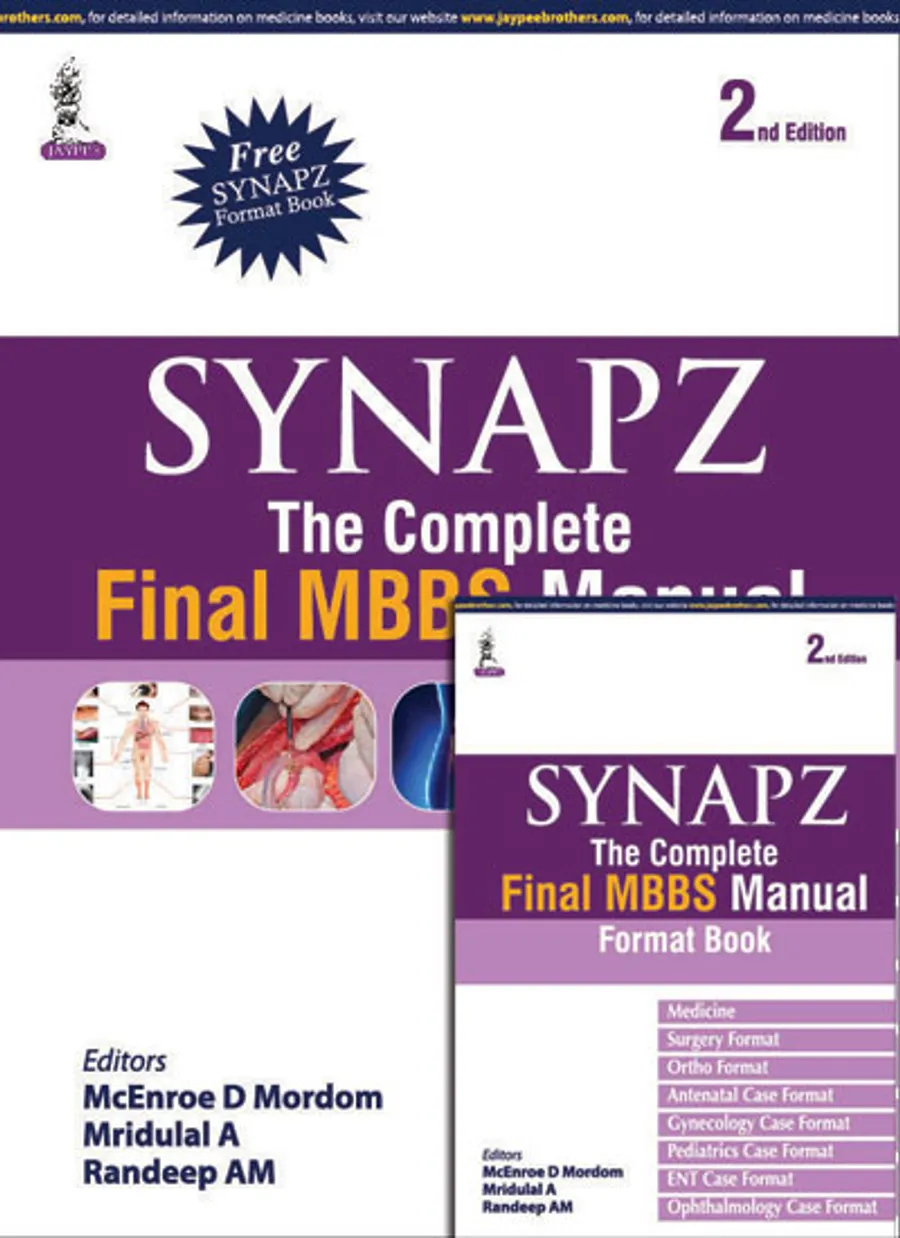 SYNAPZ | The Complete Final MBBS Manual (With Free SYNAPZ Format Book)