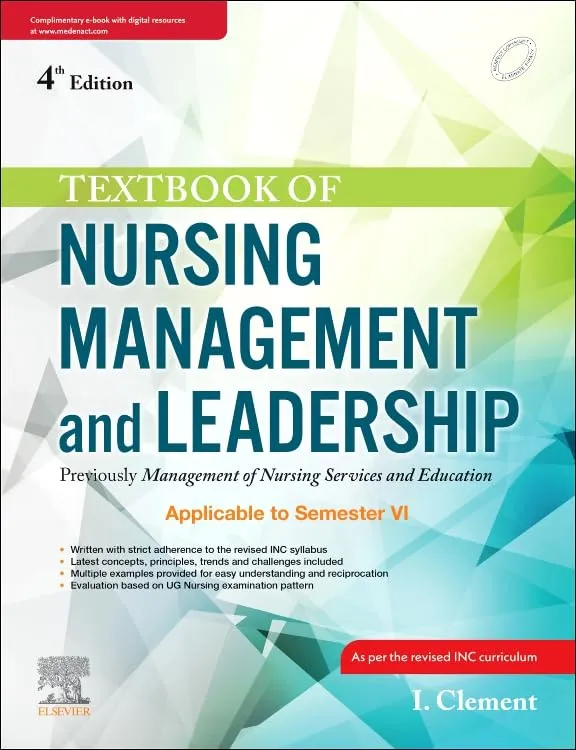 Textbook of Nursing Management and Leadership -4E