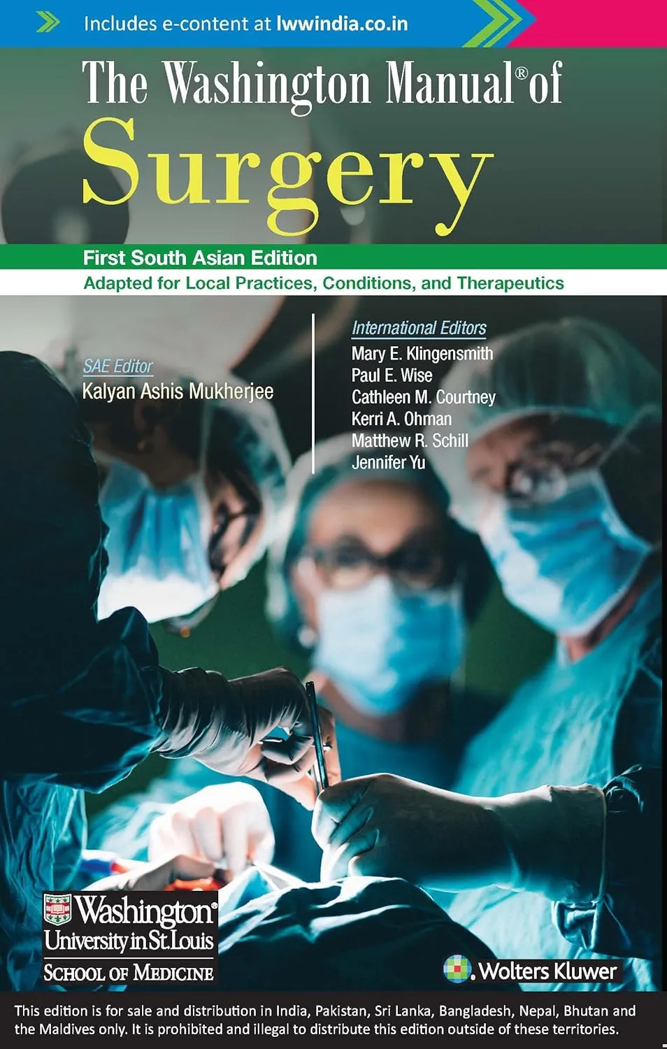 The Washington Manual of Surgery -1st SAE